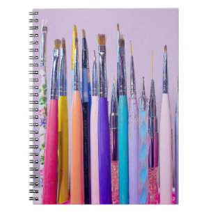 Nail Art Brush Collection Notizblock