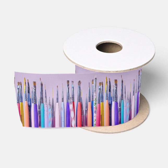 Nail Art Brush Collection Satinband (Spule)