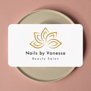 Nail Artist Beauty Salon Qr Code Business Card Visitenkarte