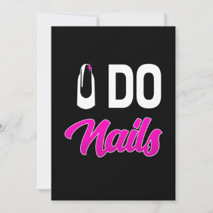 Nail Artist Do Nails Einladung