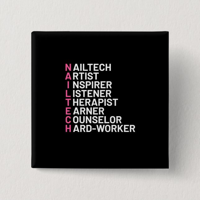 Nail Artist Inspirer Button (Vorderseite)