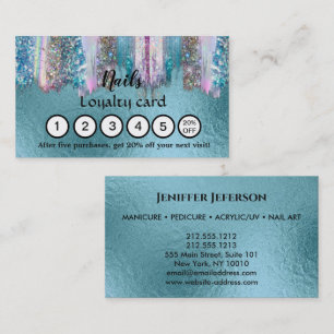 NAIL ARTIST Loyalty Business Card Terminkarte