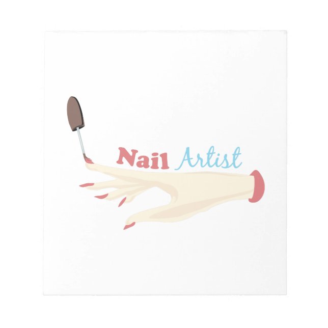Nail Artist Notizblock (Vorderseite)