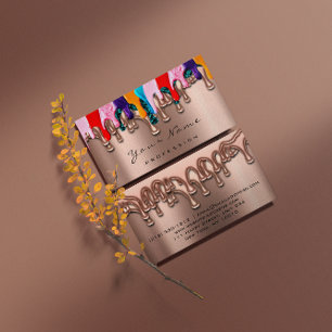 Nail Artist Studio Tropfen Rose Wax Epilation Visitenkarte