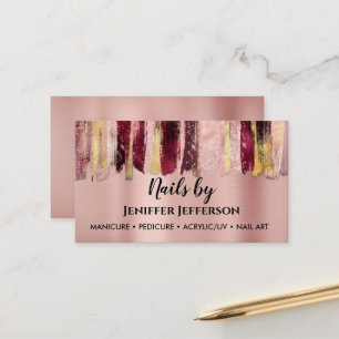 NAIL ARTIST-Visitenkarte Terminkarte