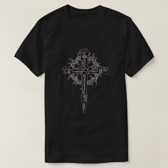 Nail Cross Shirt Glaube an das Team Jesus (Design vorne)