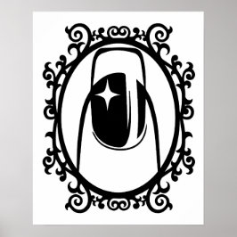 Nail Design ist eine Kunstform Poster