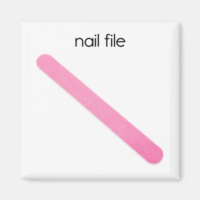 Nail File Kühlschrank Magnet (Vorne)