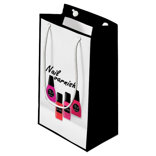 Nail Polish Kleine Geschenktüte (Vorderseite Schrägansicht)
