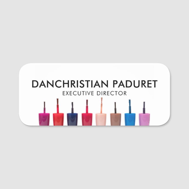 Nail Polnisch Set Nail Salon Namensschild (Vorderseite)