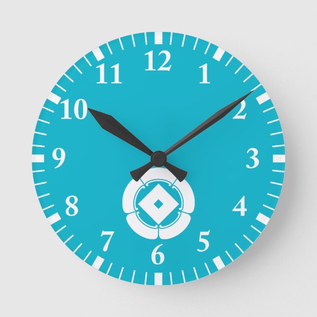 Nail puller in goka runde wanduhr (Vorderseite)