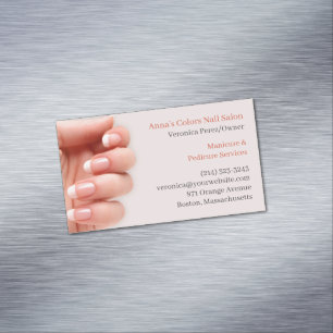Nail Salon Artist Magnetische Visitenkarte