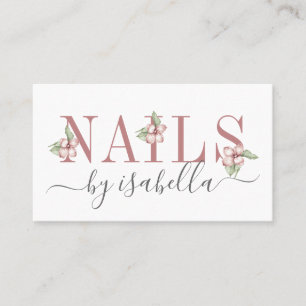 Nail Salon Business Card Visitenkarte