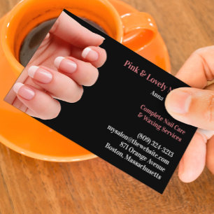 Nail Salon Business Card Visitenkarte