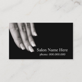 Nail Salon Business Cards Terminkarte