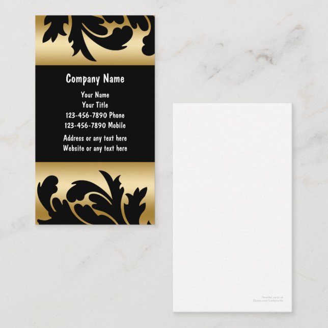 Nail Salon Business Cards Visitenkarte (Vorne/Hinten)