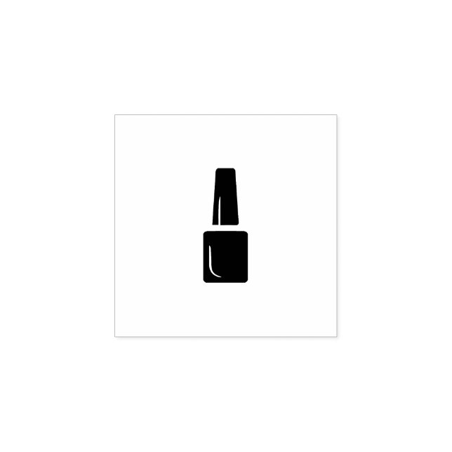 Nail Salon Loyalty Card Gummistempel (Prägung)
