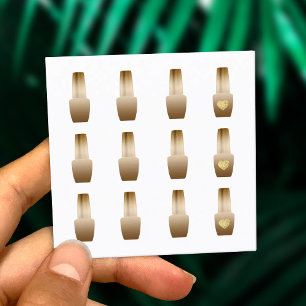 Nail Salon Makeup Artist 12 Briefmarke Loyalität Treuekarte