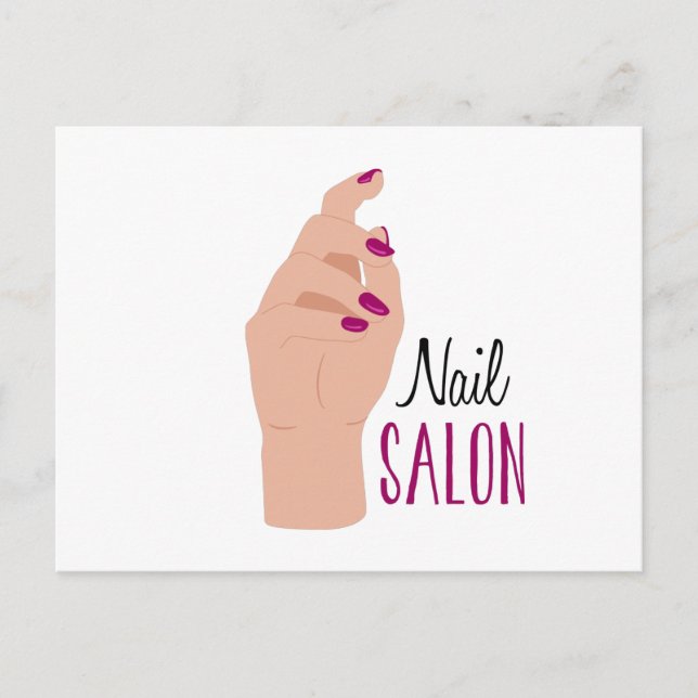 Nail Salon Postkarte (Vorderseite)