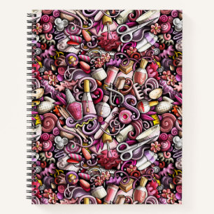 Nail Studio Pattern Notizbuch