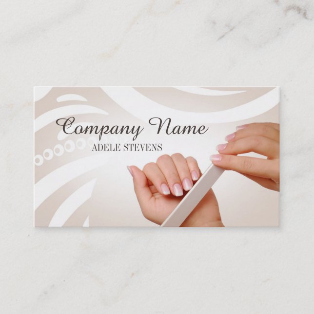 Nail Stylist / Manicure Specialist Beauty Hands Visitenkarte (Vorderseite)