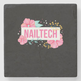 Nail Tech Blume Steinuntersetzer