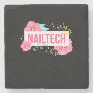 Nail Tech Blume Steinuntersetzer