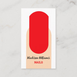 Nail Tech Business Card Visitenkarte