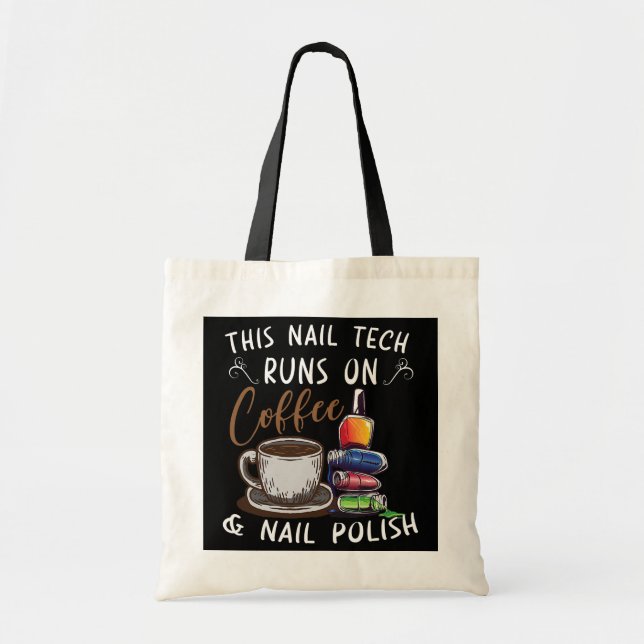 Nail Tech Nail Technician Manicurist Nails Artist Tragetasche (Vorne)