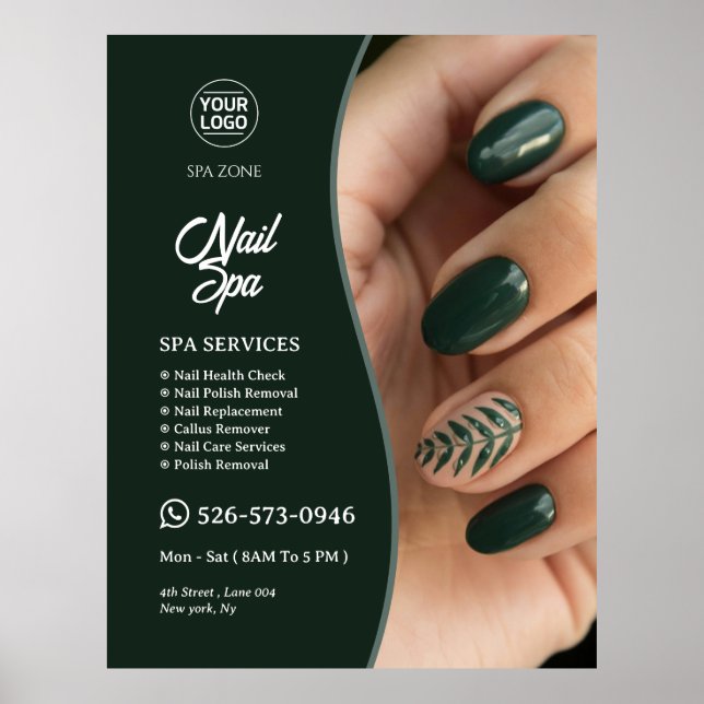 Nail Wellness-Center Custom Poster (Vorne)