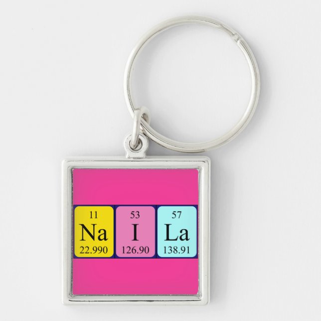 Naila Periodenschlüsselring Schlüsselanhänger (Vorne)