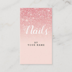NailArtist elegante PinkGold Visitenkarte