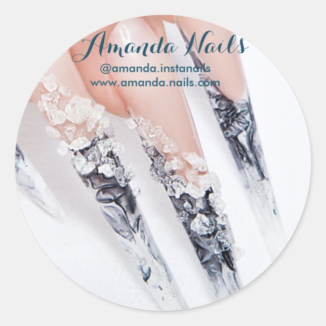 Nails Artist Aufkleber (Vorderseite)