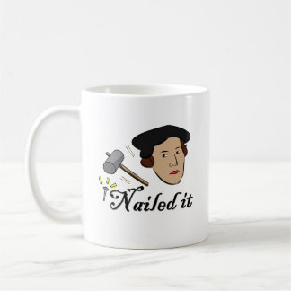 Nails It Funny Martin Luther Christliche Geschenki Kaffeetasse