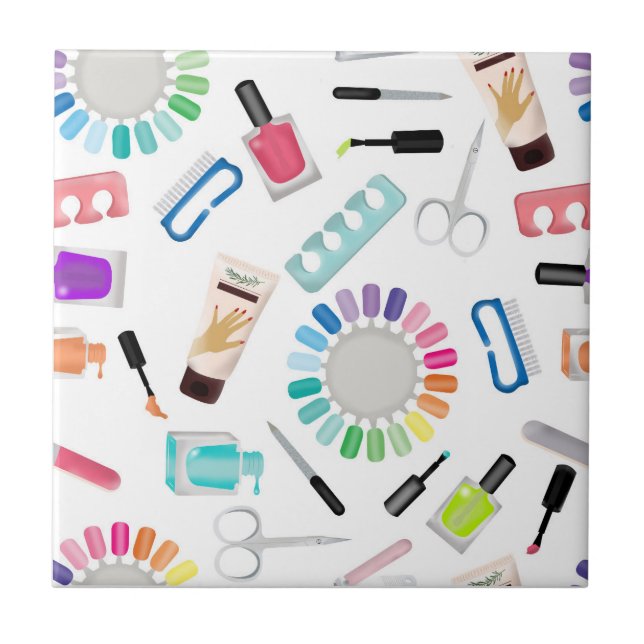 Nails Manicure Pedicure Beauty Salon  Fliese (Vorderseite)