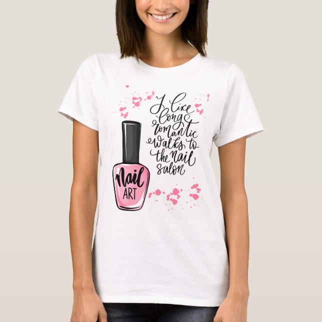 NAILS QUOTE T-Shirt (Vorderseite)
