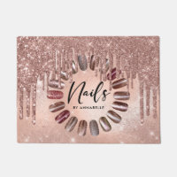 Nails Rose Gold Typografie