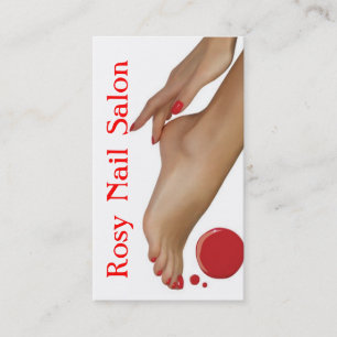 Nails Salon, Beauty, Wellness-Center Business Card Visitenkarte