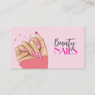 Nails Salon Business Card Visitenkarte