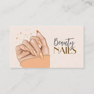Nails Salon Business Card Visitenkarte