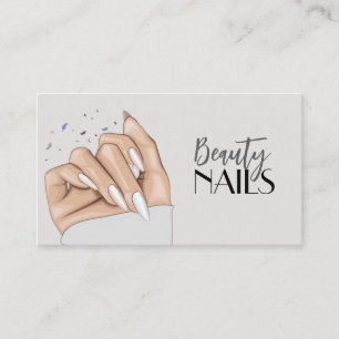 Nails Salon Business Card Visitenkarte