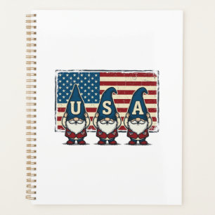 Nains patriotiques vintage USA Design de T-shirt b