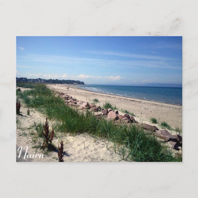 Nairn Beach Postcard Postkarte (Vorderseite)