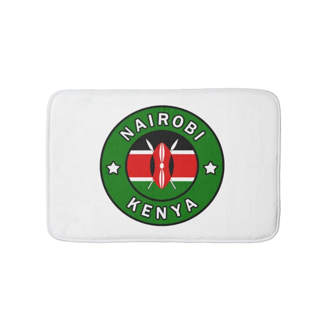 Nairobi Kenya Badematte (Vorderseite)
