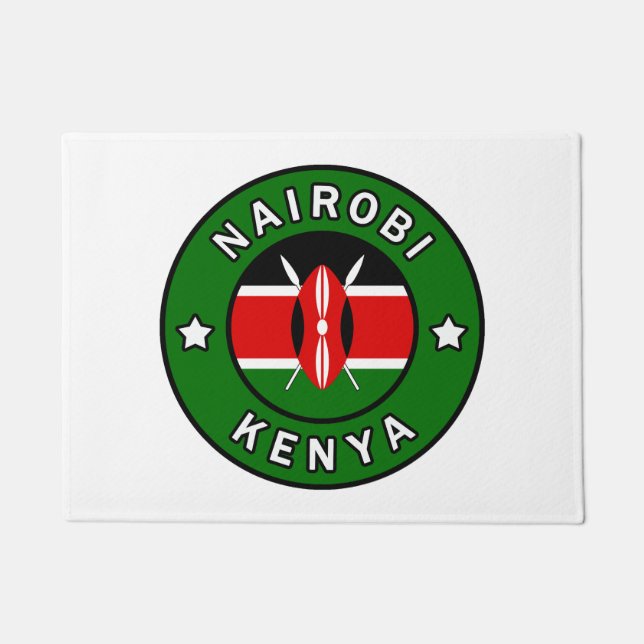 Nairobi Kenya Fußmatte (Vorderseite)