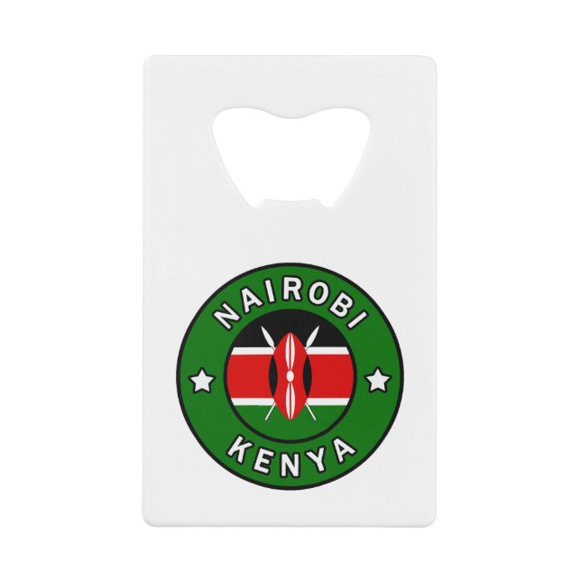Nairobi Kenya Geldbeutel Flaschenöffner (Vorderseite)
