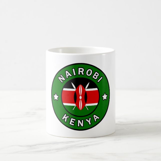 Nairobi Kenya Kaffeetasse (Mittel)