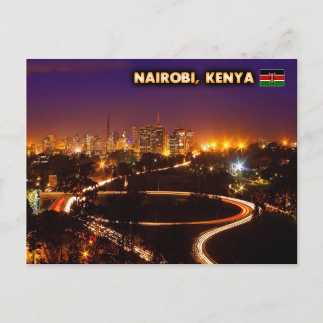 Nairobi Kenya Postcard Postkarte (Vorderseite)