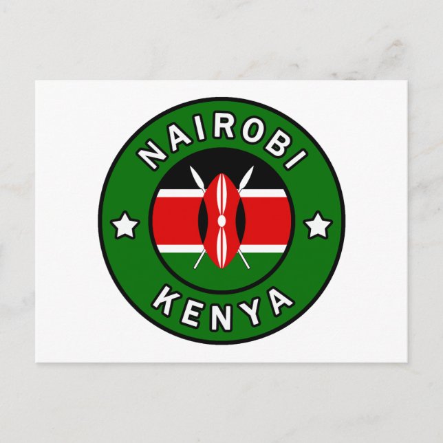 Nairobi Kenya Postkarte (Vorderseite)