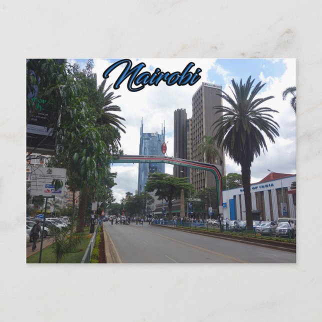 Nairobi Postcard Postkarte (Vorderseite)
